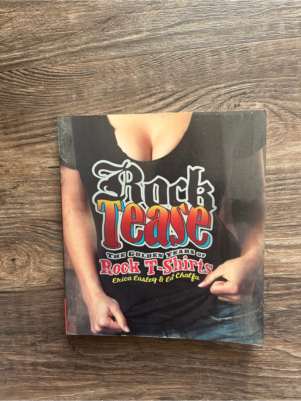 Rock Tease Book - Black Cover with Multicolor Graphic